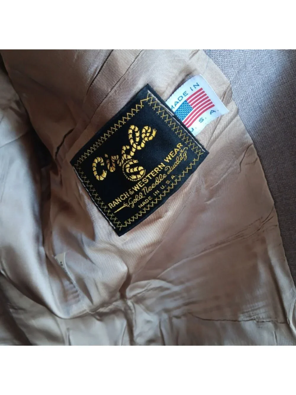 True Vintage Western Cowboy Suit 40R Blazer 36x30 Pants Rancher USA 1980's